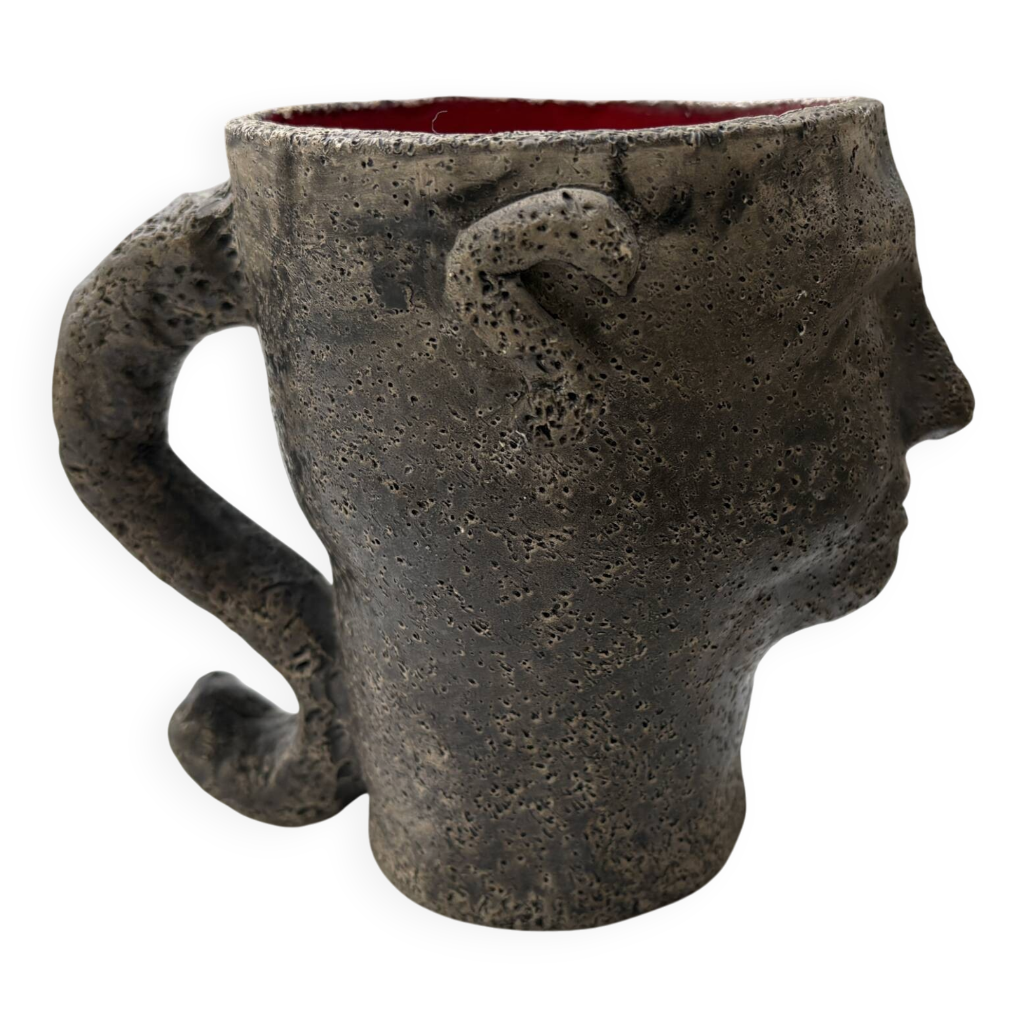 Beautiful anthropomorphic ceramic signed by Francis TRIAY.