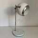 Large vintage 1960s white eyeball mid-century desk lamp - 44 cm