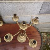 Pair of golden candlesticks