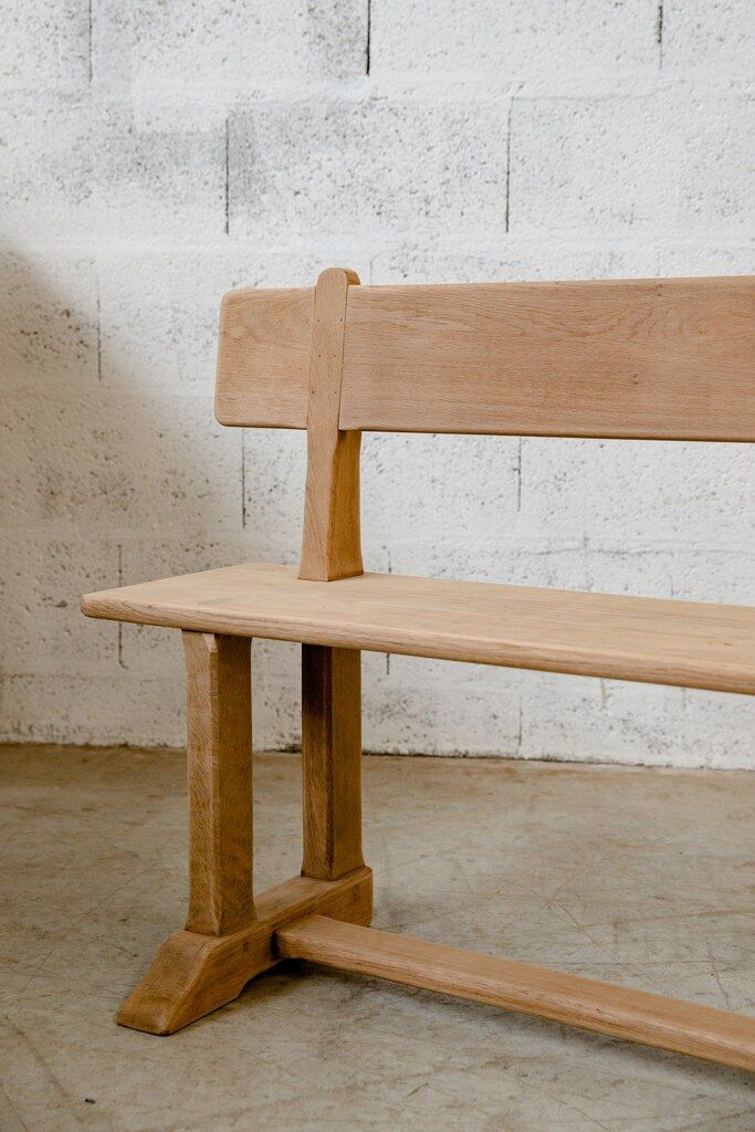 Banc bois massif d’église
