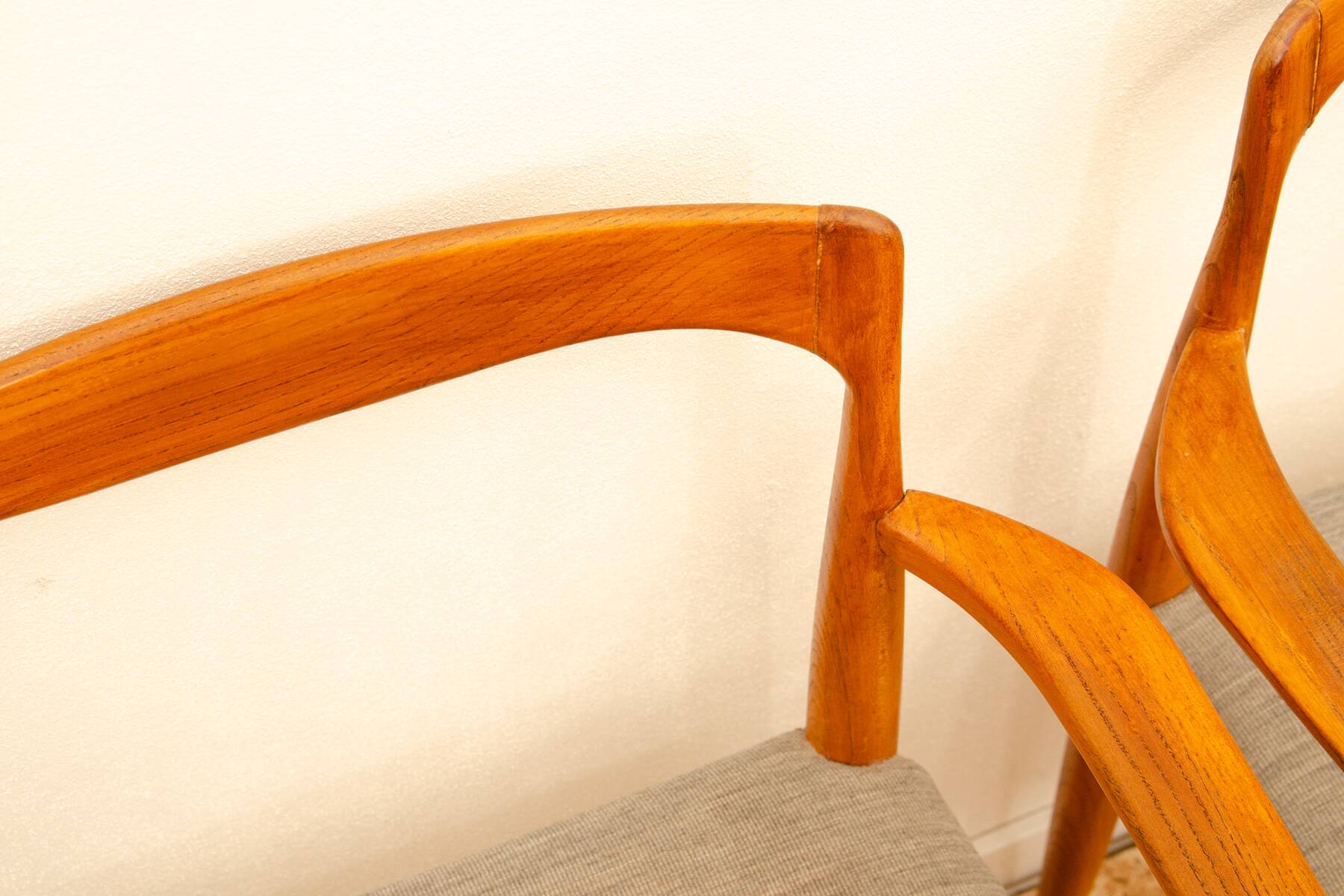 Chaises de salle à manger de style scandinave par Sedláček & Vyčítal, Tchécoslovaquie, années 1970