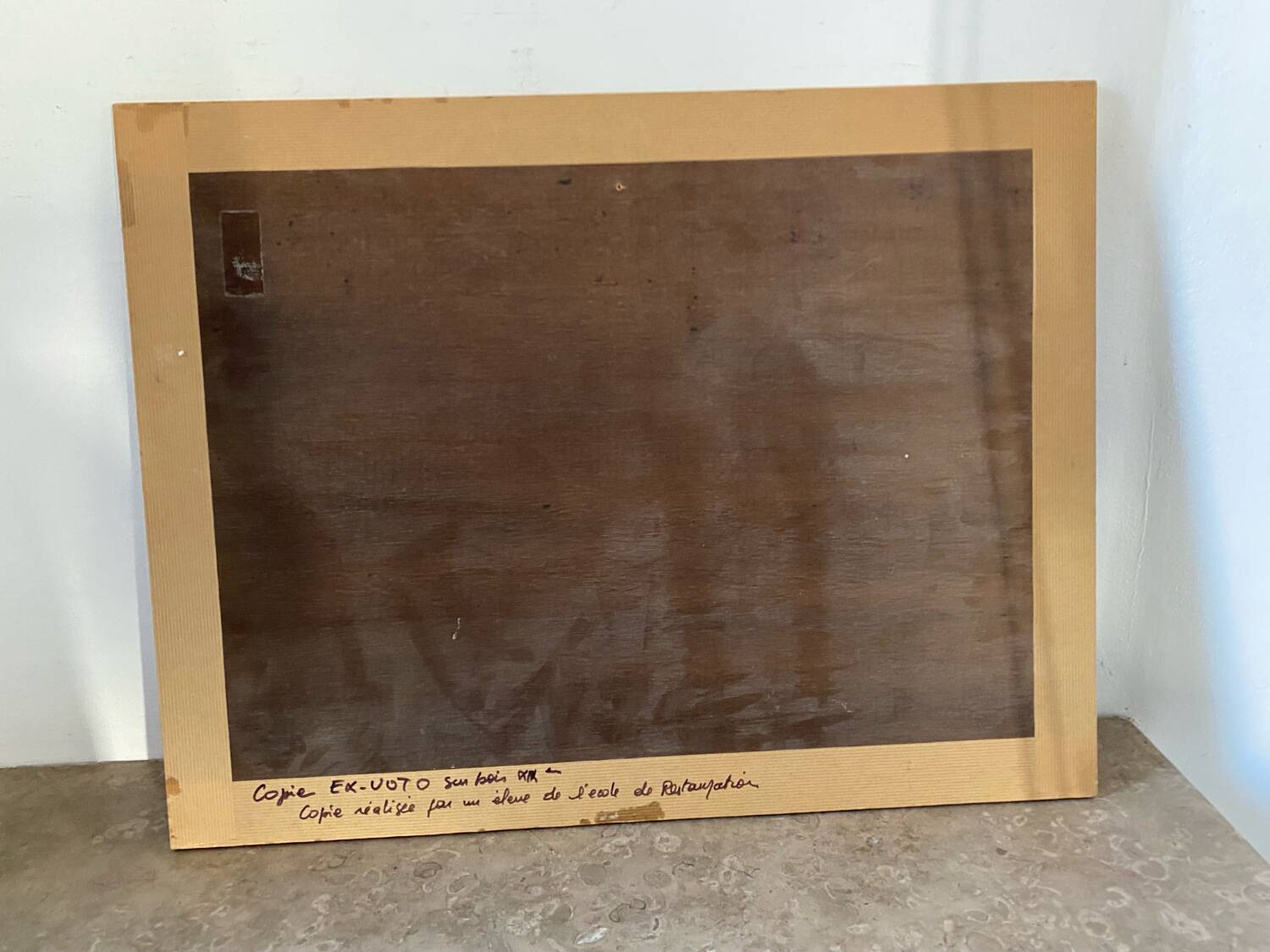 Ex-voto on wood, 20th century