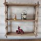 Wooden wall shelf