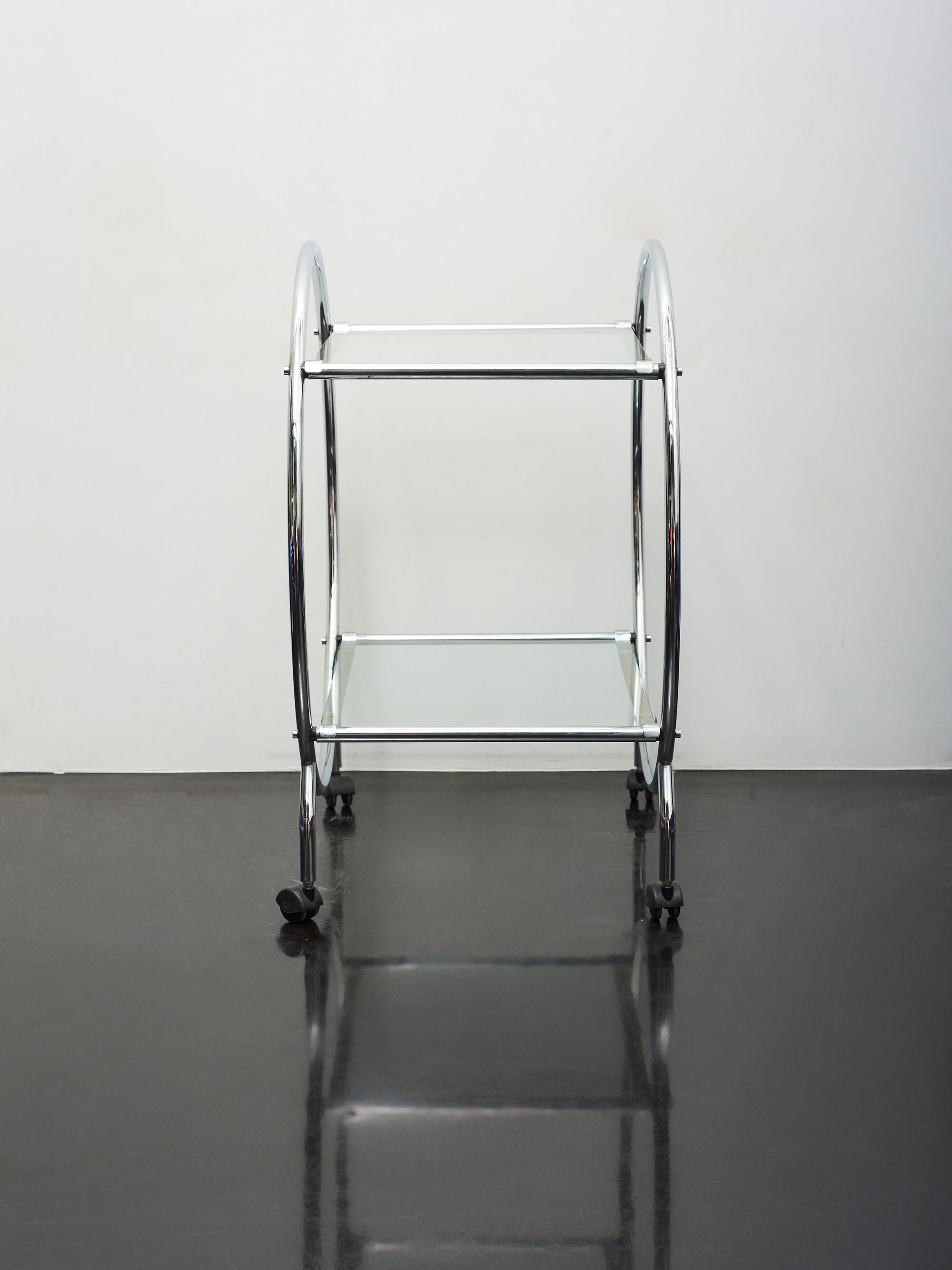 Vintage round bar trolley