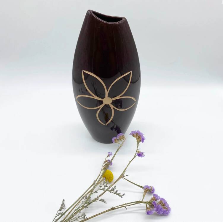 “Flower” vase / glazed ceramic – 1970s