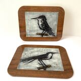 Birds trivet by Bernard Buffet vintage