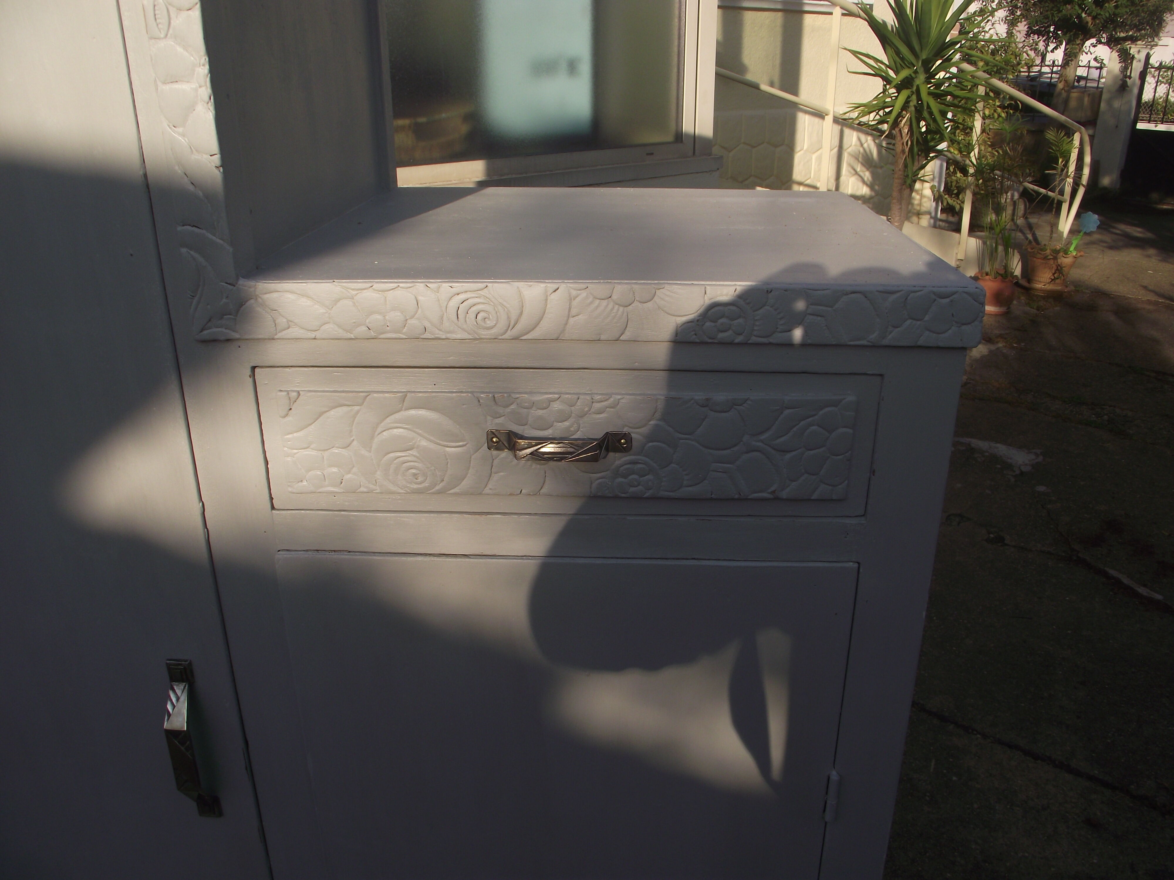 Parisian Art Deco asymmetrical wardrobe