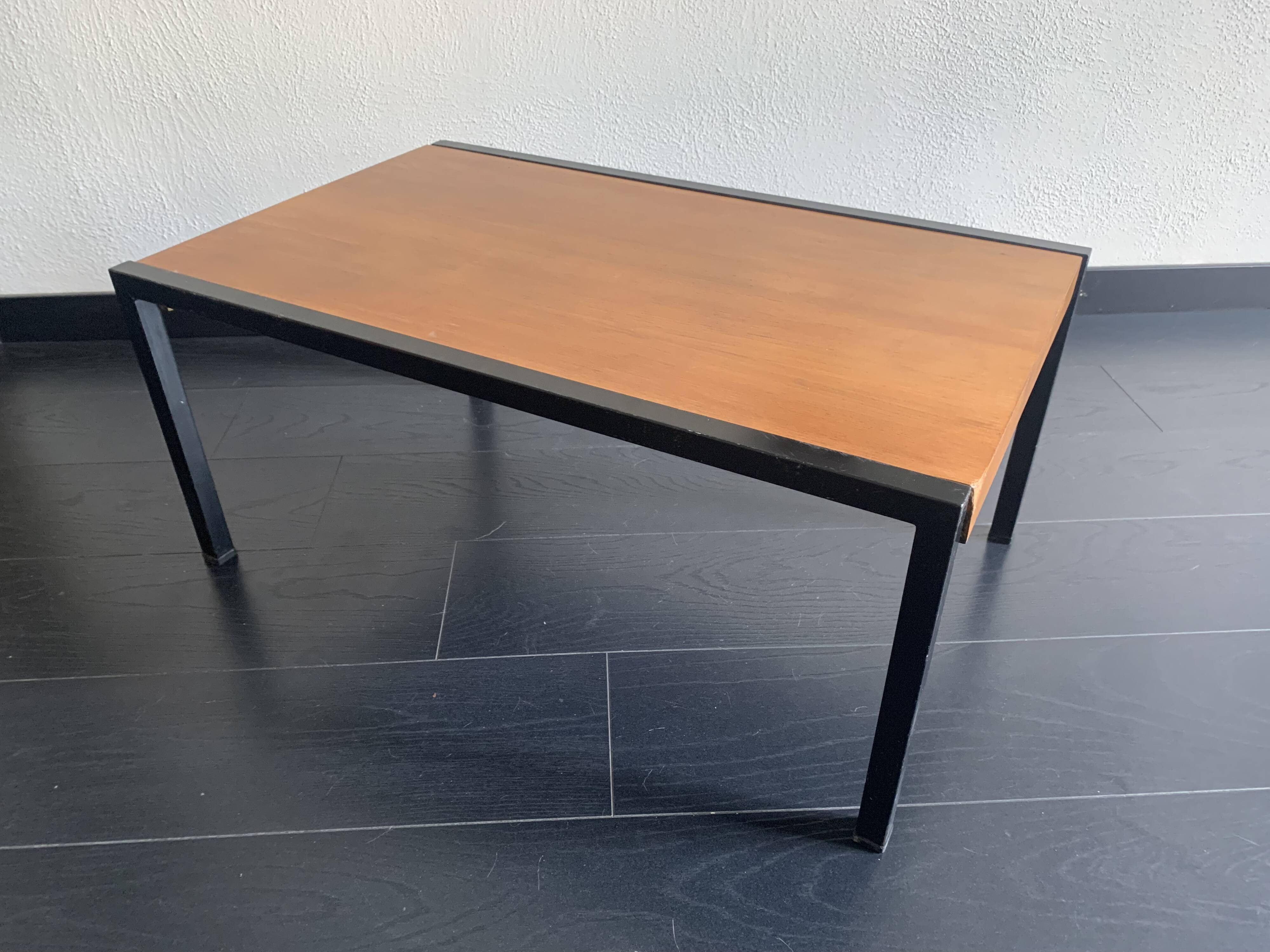 Vintage coffee table 1950 Gérard Guermonprez Magnani - 80 x 50 x 35 cm