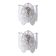 Mid-Century Modern Style “Nuvoletta” Murano Style Glass Disc Wall Sconce