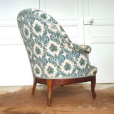 Chair padded toad floral patterns