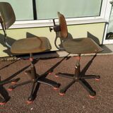 Set of 6 adjustable workshop pfaff chairs swivel sewing