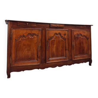 Louis XV Style Cherry Wood Sideboard XIX Eme Century