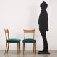 Four 1950s chairs
