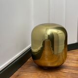 Ovoid golden glass lamp