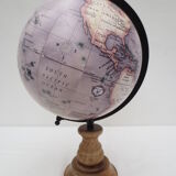 adorable little wooden foot world map