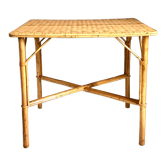 Table en rotin