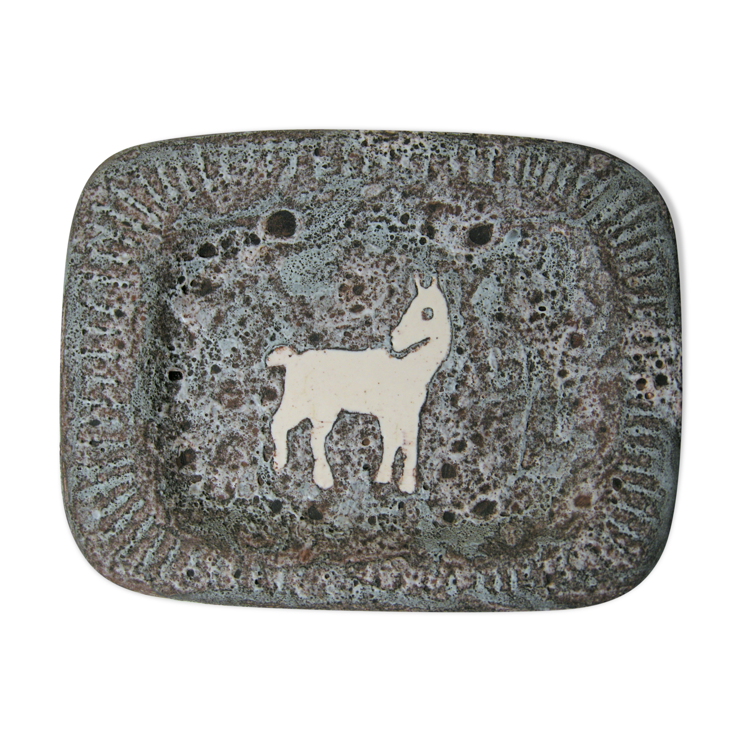 Vintage ceramic wall decoration 1960