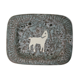 Vintage ceramic wall decoration 1960