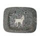 Vintage ceramic wall decoration 1960