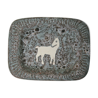 Vintage ceramic wall decoration 1960