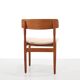 Ensemble de quatre chaises design scandinave danois