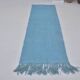 Blue Vintage handmade Hemp Runner sku 3911