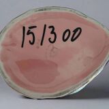 1960s Astonishing Pink and Gold Vase by SICAS Limited Edition. Made In Italy