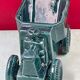 rare dumper ashtray in the shape of a mechanical wheelbarrow 'SAMBRON' ceramic