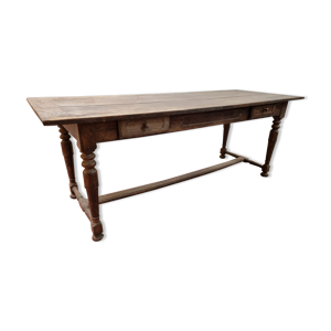 table de ferme en chêne