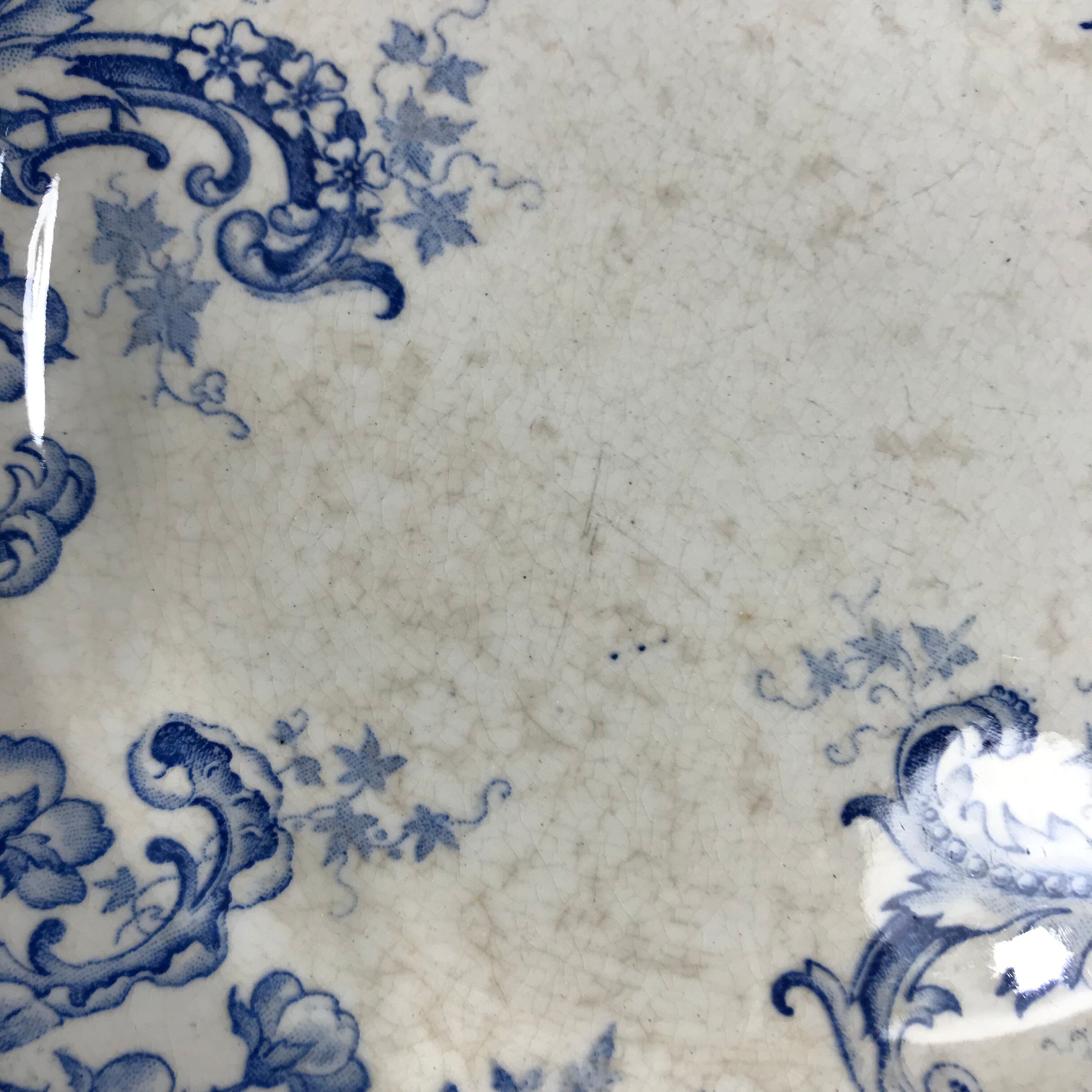 6 flat plates iron earth XIXth Choisy the king