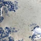 6 flat plates iron earth XIXth Choisy the king