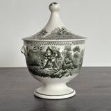 Old Sugar Bowl Jemmapes Faience (Cappellemans)