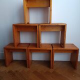 Charlotte Perriand stool x6