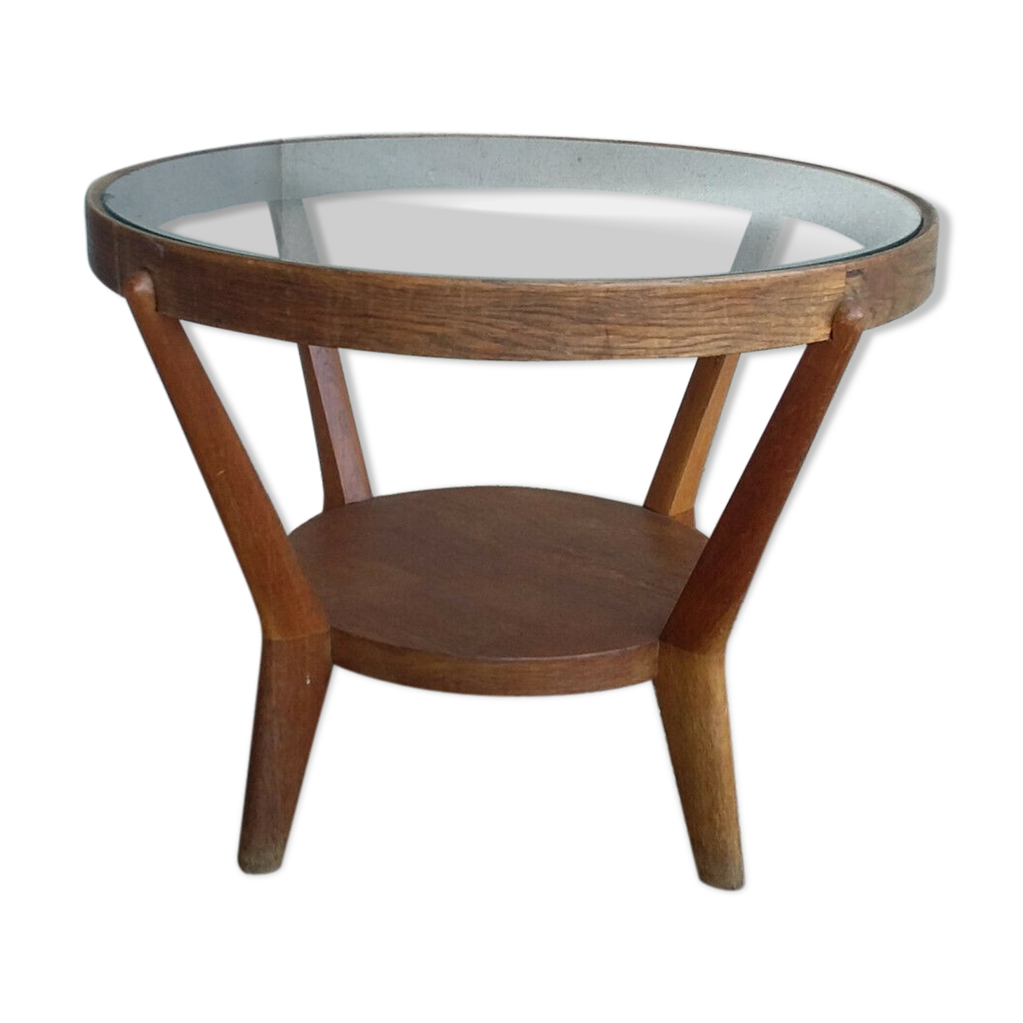 50/60 oak design coffee table