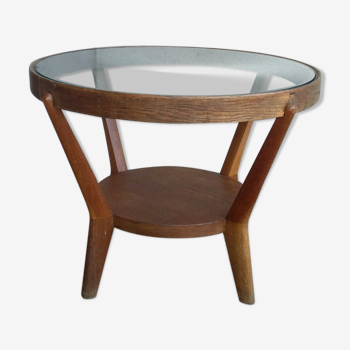 Table basse design 50/60 en chêne