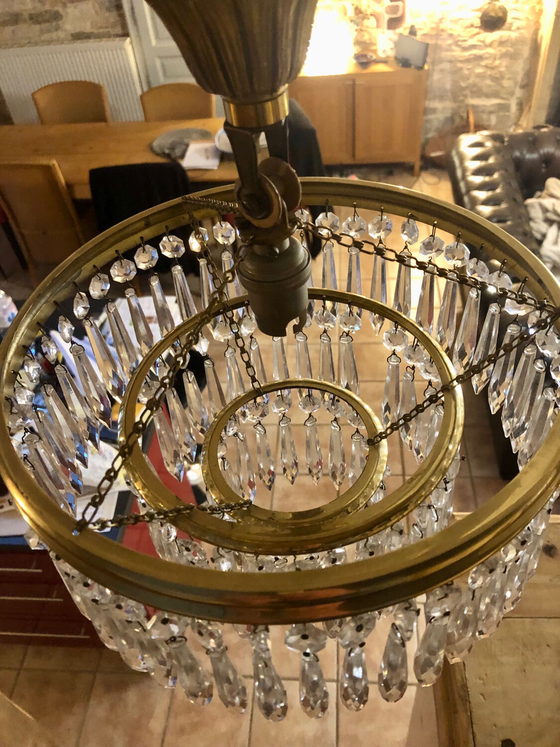 Chandelier water drops