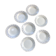 Set de 7 assiettes à dessert « lys »
