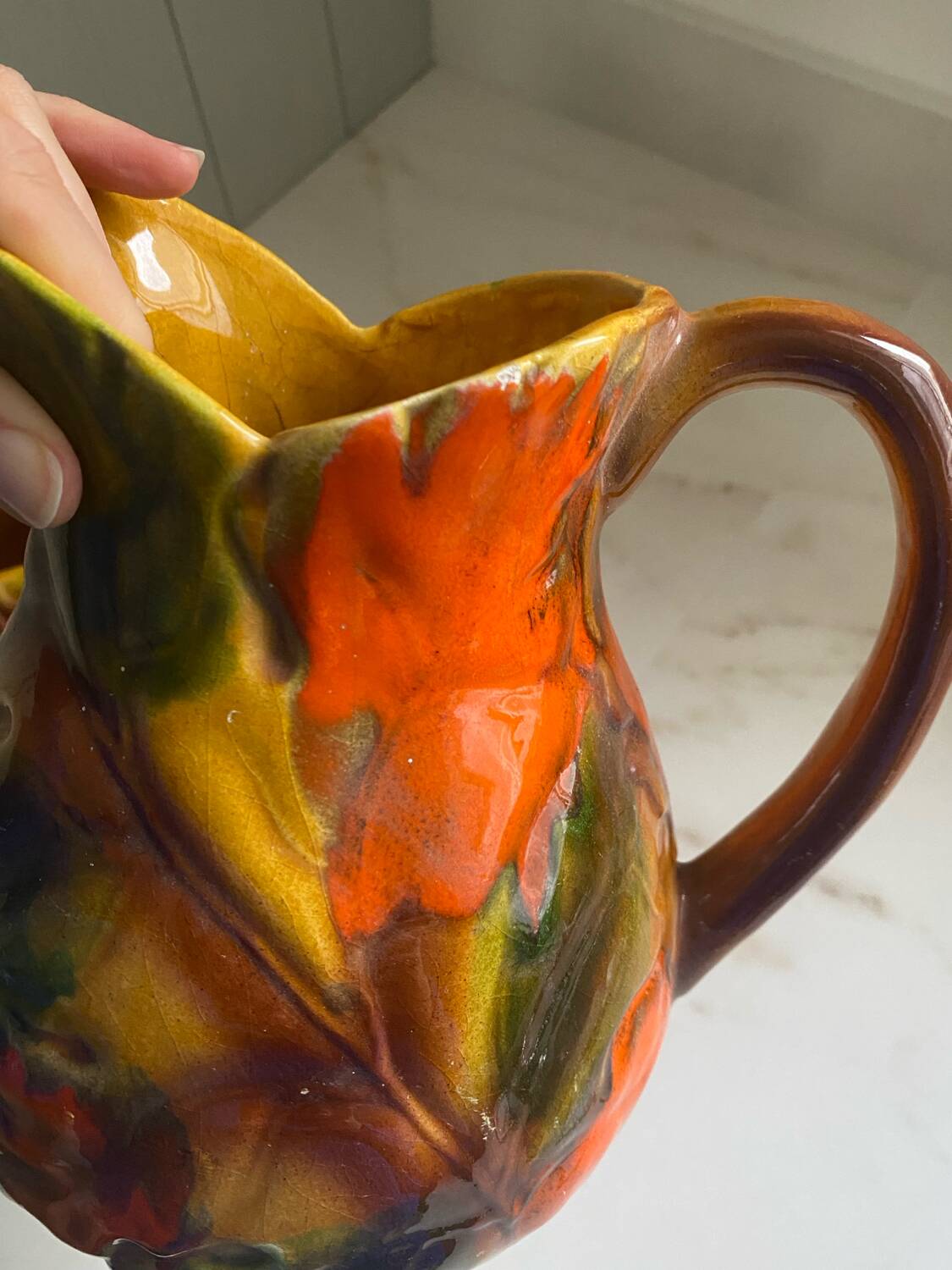 Vintage ceramic cider service