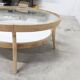 Baumann round coffee table model Dièse 1990