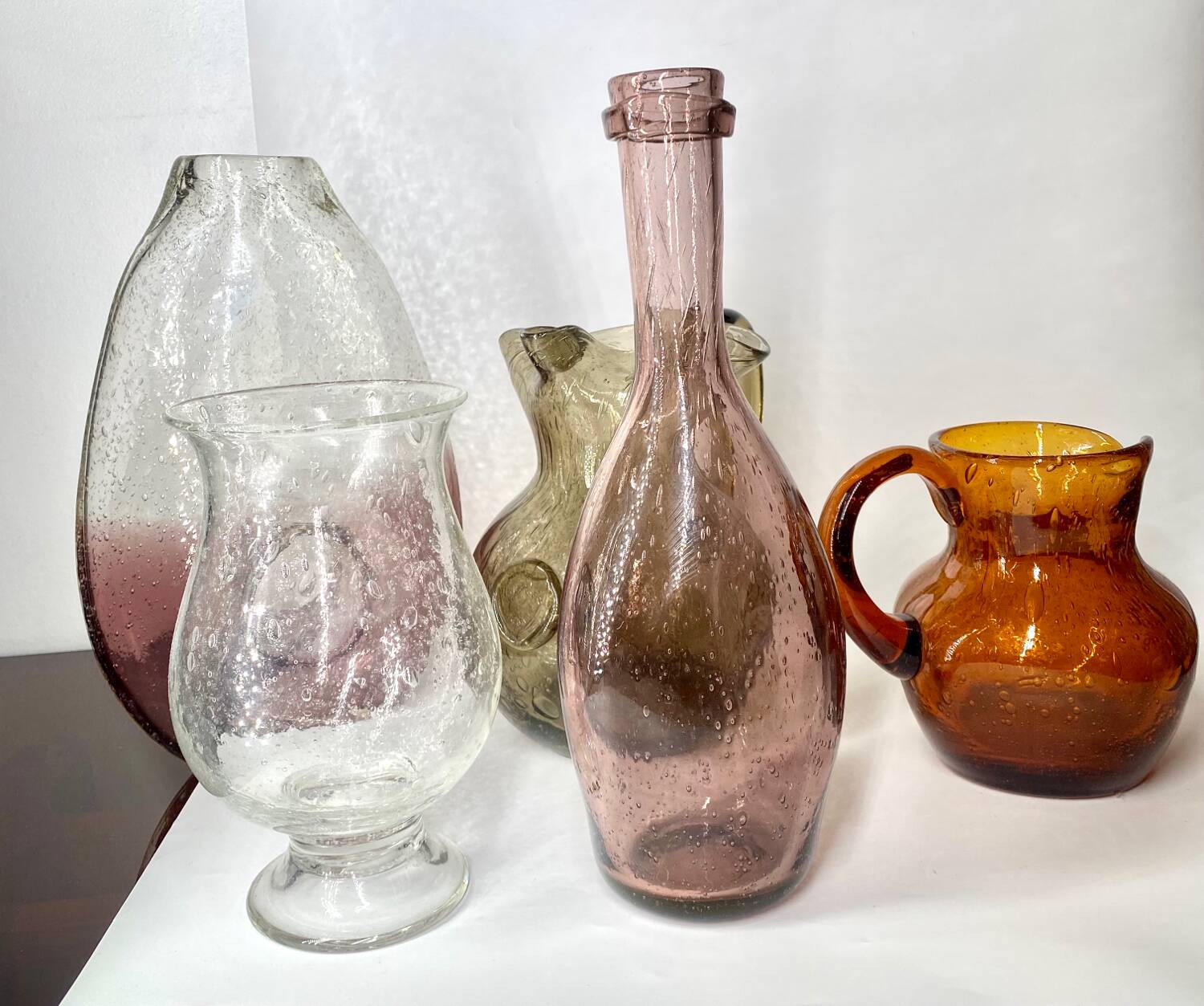 Large lot of Biot pitchers et vases