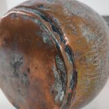 Vase Cruche Hammam Persan en Cuivre Argenté / 19ème Empire Perse / Ciselé Qajar