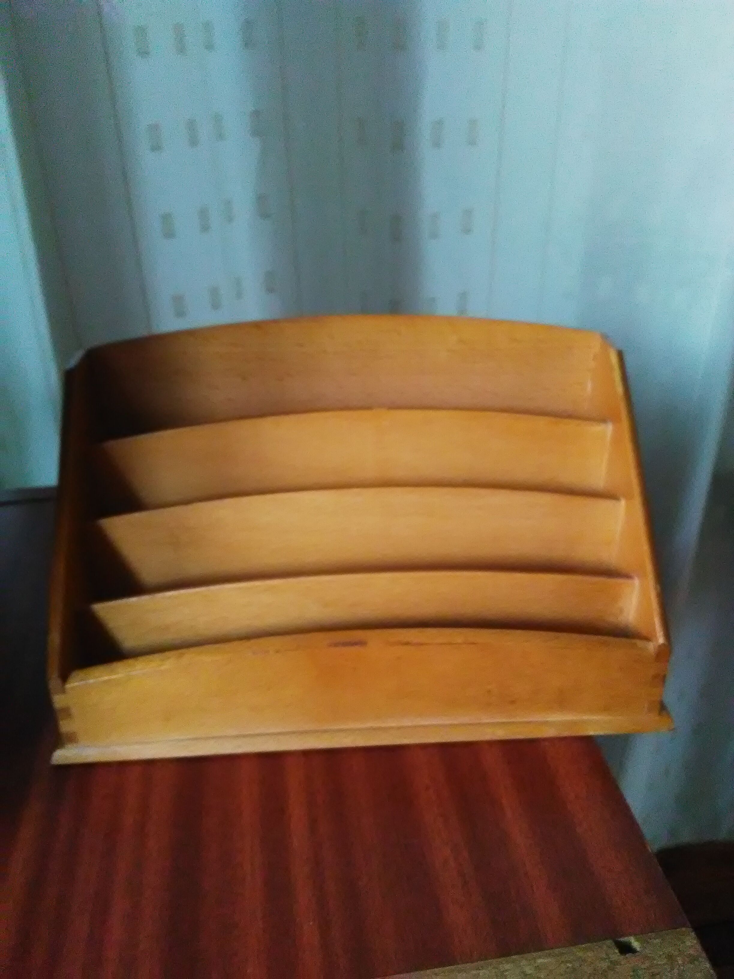 Wooden paper sorter