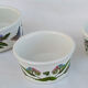 3 ramekins Earthenware Portmeirion made bin England décor Botanic Garden