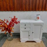 Small white Mado buffet, chippy paint