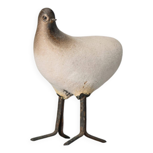Oiseau sculptural de