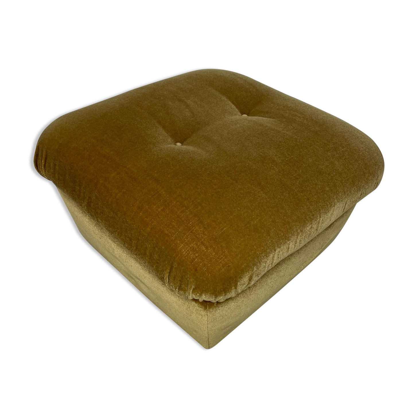 Pouf coffre en velours