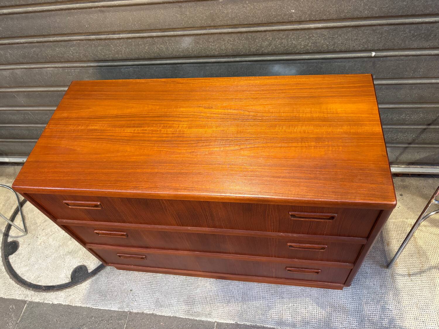 Scandinavian chest of drawers with 3 drawers, 1970s