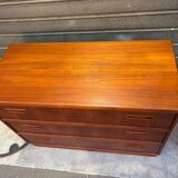 Scandinavian chest of drawers with 3 drawers, 1970s