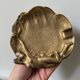 Art Nouveau bronze ashtray with a naked woman