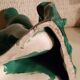 Pair of bookends from the 50s in green glazed ceramic